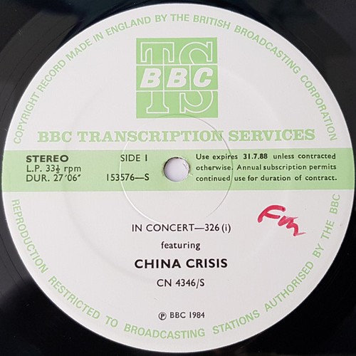China crisis concert - crisis,