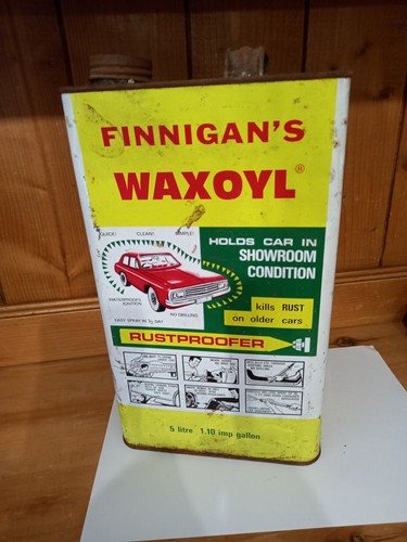 Vintage finnigans waxoyl 5ltr - vintage,