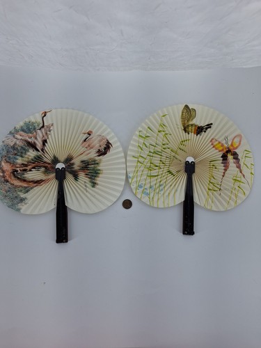 Lot vtg chinese folding - lot, 2