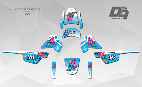 Yamaha pw50 mx graphics - -,