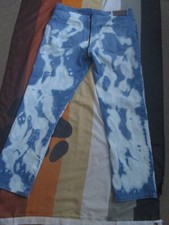 PF MENS REAR ZIP SKINHEAD BLEACHERS  JEANS     FETISH      38" WAIST