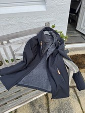 Trespass Womens Black Softshell Long Jacket Fleece Lined size 20 p2p24”