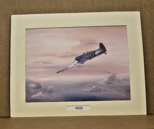 Flying into dusk supermarine - into, "supermarine