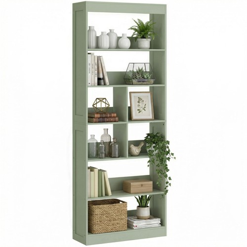 Homcom bookcase tier - bookcase,, 6-tier
