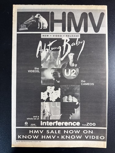 Achtung baby hmv 15x11 - u2,