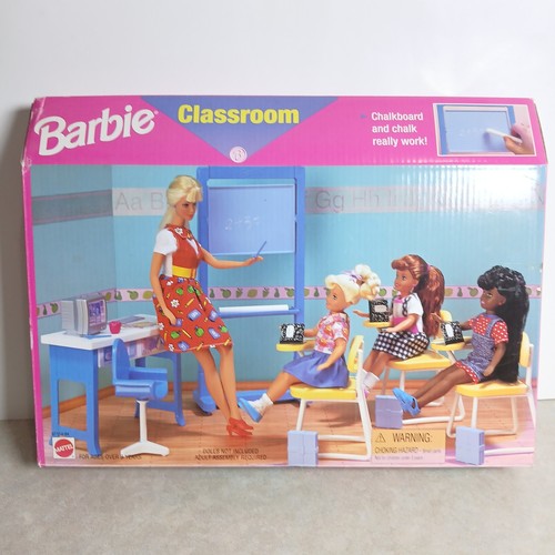 Mattel barbie 1998 - mattel, classroom