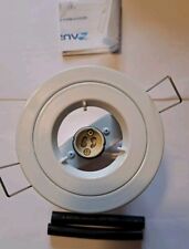 Aurora AU-DLM201 GZ/GU10 fixed downlight 90mm cut out white/brass