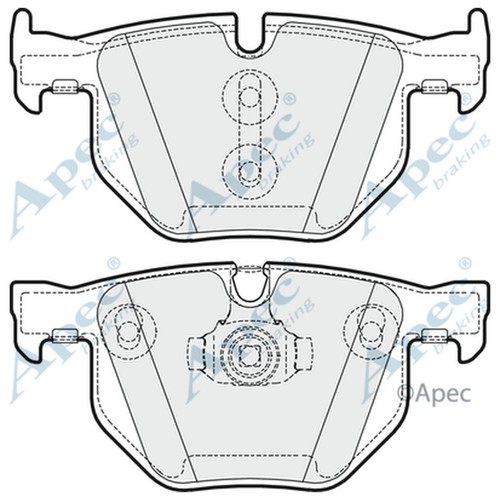 Brake pads set for bmw - pads, e71