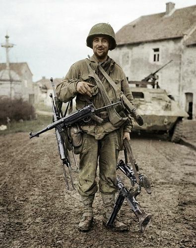 American infantryman with - american,