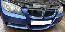 BMW 3 SERIES 320D 4DR 2005-2007 COMPLETE FRONT BUMPER [INC GRILL] BLUE [381]