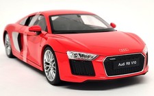 Nex 1/18 - Audi R8 V10 2016 Red Silver Supercar Diecast Scale Model Car