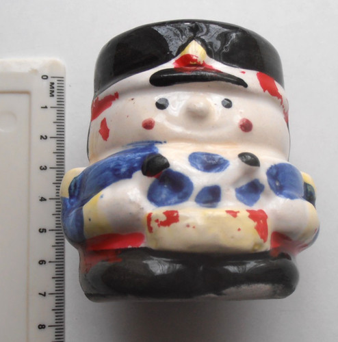 Vintage ceramic soldier - ceramic, /