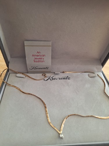 Vintage krementz 14k gold - vintage,