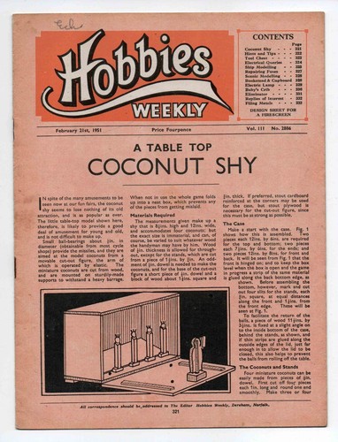 Vintage hobbies weekly - hobbies,