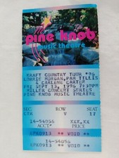 Vintage Concert Ticket Stub