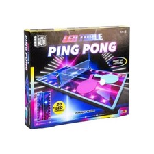 Led Championship Table Top Ping Pong , 20 LED surface , 2 Bats and a ball.