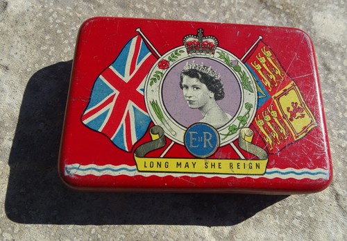 Vintage oxo tin celebrating - vintage,