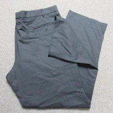 MENS M&S RELAXED FIT STRAIGHT LEG WOOL TROUSERS W40 /L31 SKU NC09569]