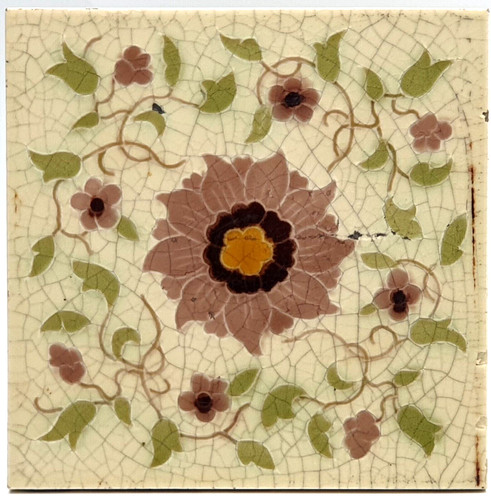 Art nouveau fireplace floral - nouveau,