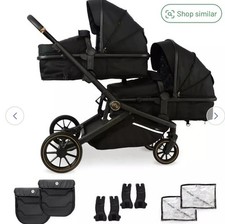 My Babiie MB33 Tandem Pushchair - Black Leopard
