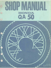 Honda Mini Bike QA50 Service Shop Repair Manual OEM 1970 1975 6111401