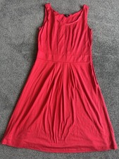 Hobbs Red Sleeveless Dress –