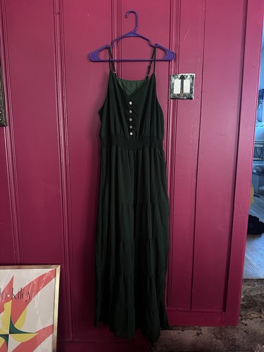 Green dress - green,