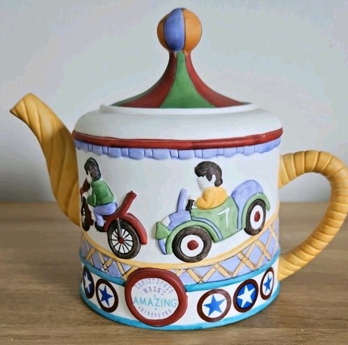 Vintage novelty teapot circus - novelty,