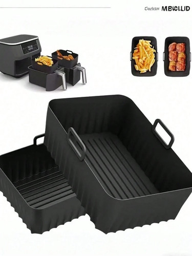 2pcs 1pc silicone - air, fryer