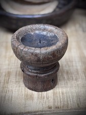 Rustic Wooden Candle Holder /