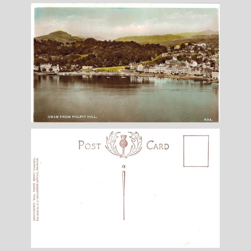 Vintage postcard oban from - postcard,