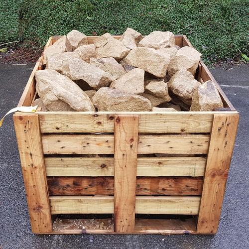 Yorkstone rockery landscaping - yorkstone,