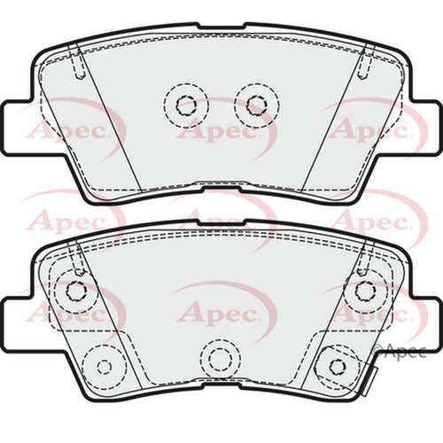 Brake pads set for hyundai - brake,