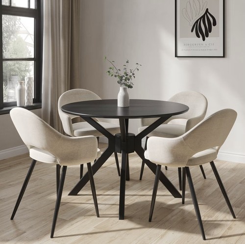Modern black dining - black, set