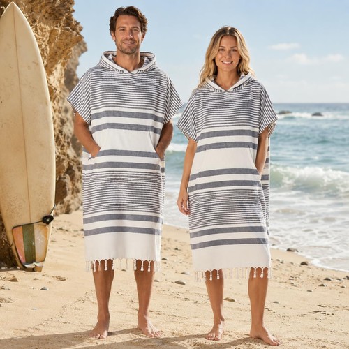 Hooded poncho towel changing - hooded,