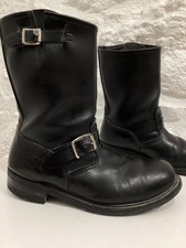 Vintage Engineer Boots Black