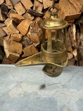Vintage Brass Oil Hanging Lamp