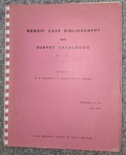 Caving – Mendips – Mendip Cave Bibliography & Survey Catalogue