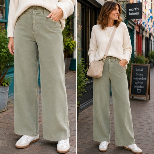 Asos design wide leg corduroy - design,
