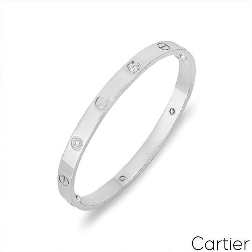 Cartier white gold half - cartier,
