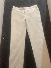  AG JEANS mid-rise wide-leg jeans Beige sz 26