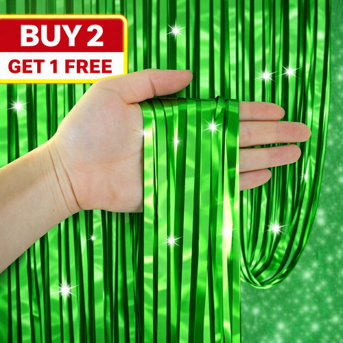 Foil fringe tinsel - 2m-3m,