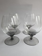4 x Vintage 1950's Crystal