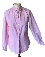 Charles tyrwhitt,pastel pink,white spotted fitted,100% cotton shirt,size 10-12