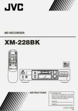 JVC XM-228BK - Minidisc MD