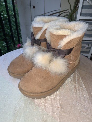 Ugg suede gita pom - pom, boots