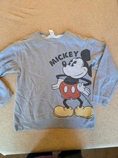 Mickey Mouse Jumper Grey Disney Size Medium