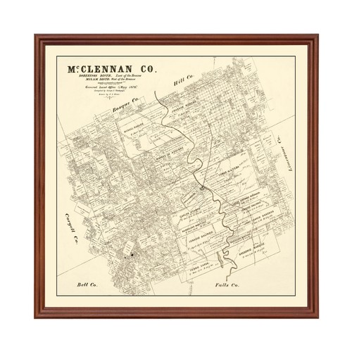 Old map mclennan - old, county,