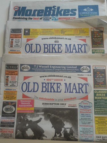 Old bike mart newspaper more - bike,