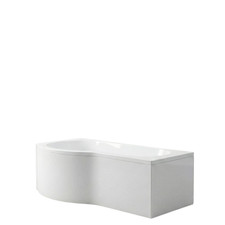 1700mm P Shaped Front Bath